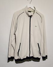 Henri Lloyd Track Jacket Mens XL White Full Zip Cotton Activewear Outdoor