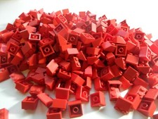 20x Lego Roof Bricks Red 45°