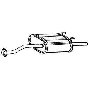 Klarius tail pipe - tail,