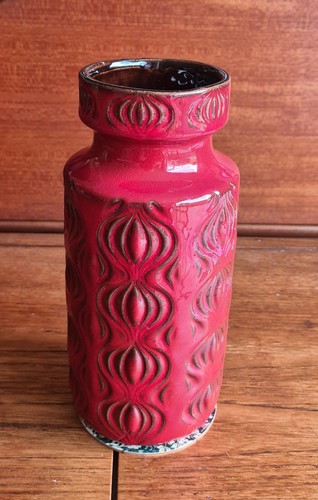 Vintage red west german - vintage,
