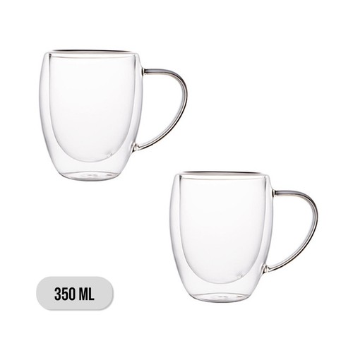 Double walled glass coffee - double,