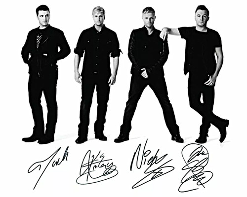 Westlife band signed - westlife, reprint