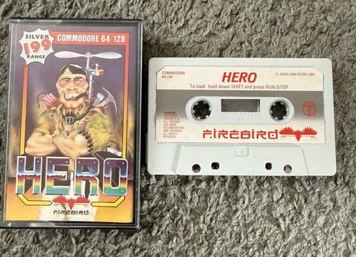 Hero commodore game - hero, 64