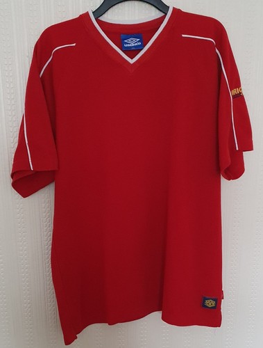 Umbro red training top xxl - red,