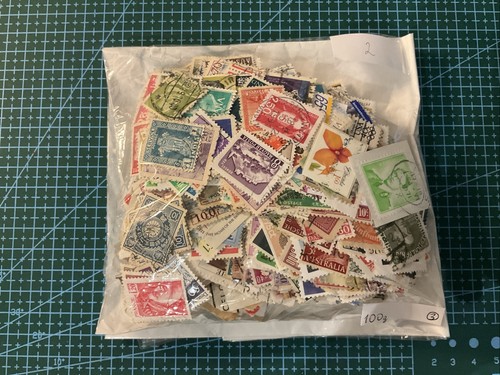 Kiloware stamps world mix 100g - mix,