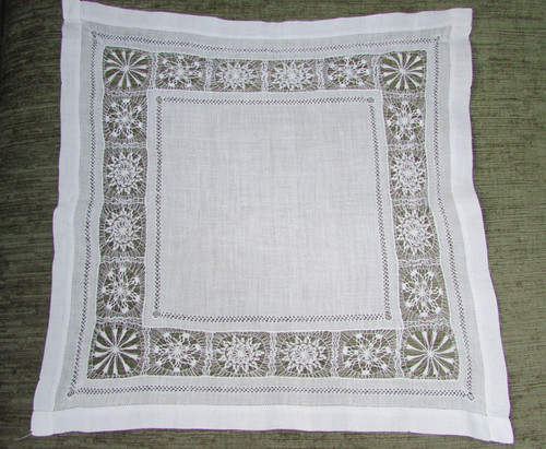 Quality vintage handkerchief - vintage,