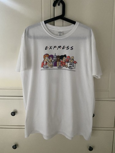 Futurama friends design white - futurama,