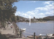 BRECON, THE PROMENADE, Powys, Wales - Vintage POSTCARD