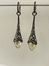 Stephen Webster 18CT Gold Oriverdi And Black Diamond Drop Earrings