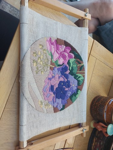 Completed tapestry frame - completed,