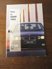 1995 BMW car range advertising booklet - UK - ----