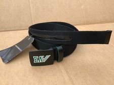 Emporio Armani Mens Plate Belt