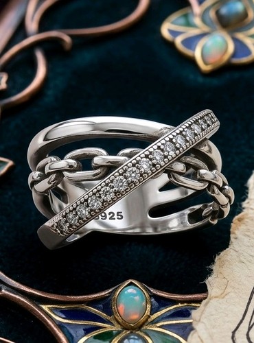 925 sterling silver - silver, multi