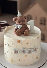 Fondant Teddy Bear Cake Topper
