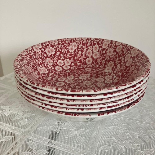 Burleigh red calico deep - burleigh,