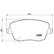 Brembo 057 brake pad set - brembo,