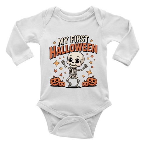 First halloween skeleton - first,