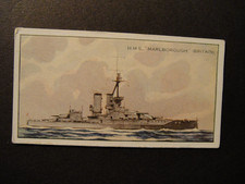 WILLS CIGARETTES NEW ZEALAND WARSHIPS #16 HMS MARLBOROUGH BATTLESHIPS CRUISERS