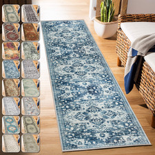 Non Slip Long Hallway Runner Rug Bedroom Carpet Washable Rugs Kitchen Floor Mats