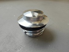 Silver Pop Up Gas Cap Vented Fuel Tank Cap.Sportster Harley Davidson 