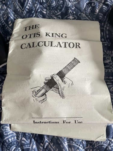 Otis king calculator model - calculator, k