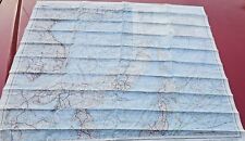 WWII Silk Escape Map Japan and