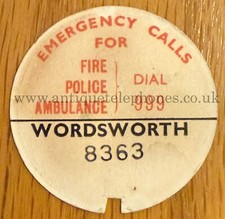 Genuine GPO telephone dial