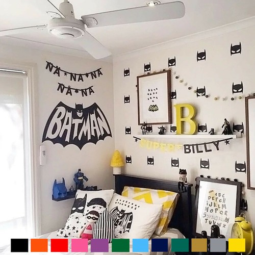 Large superhero batman wall - large,