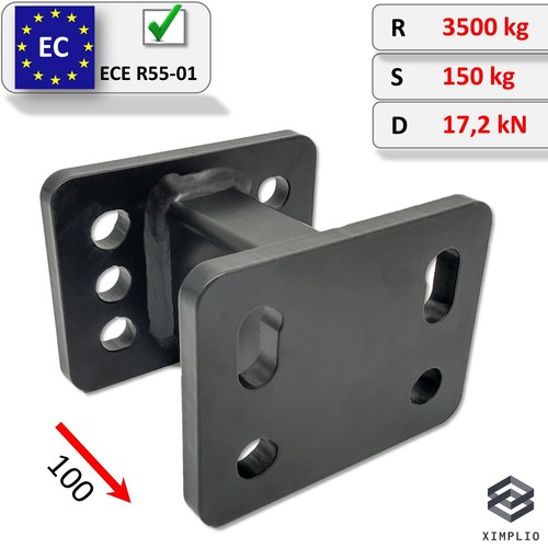 Towbar extension 100mm tow - extension,
