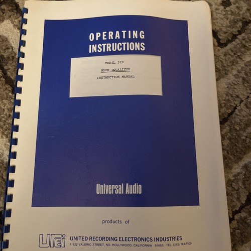 Urei model 529 - urei,