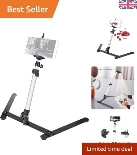 Portable copy stand with - stand, clamp