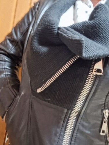Women leather jacket black - women, 42