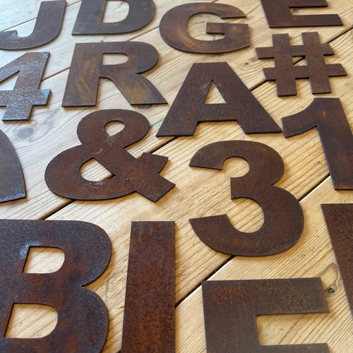 Inch industrial letters - 5,