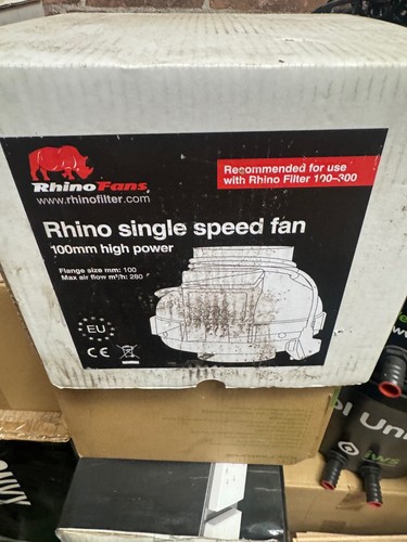 Rhino single speed fan 100mm - rhino,