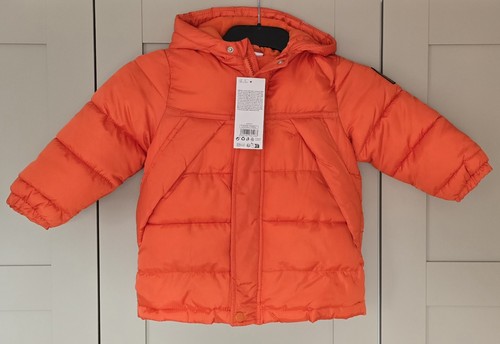 Orange padded coat size - ',