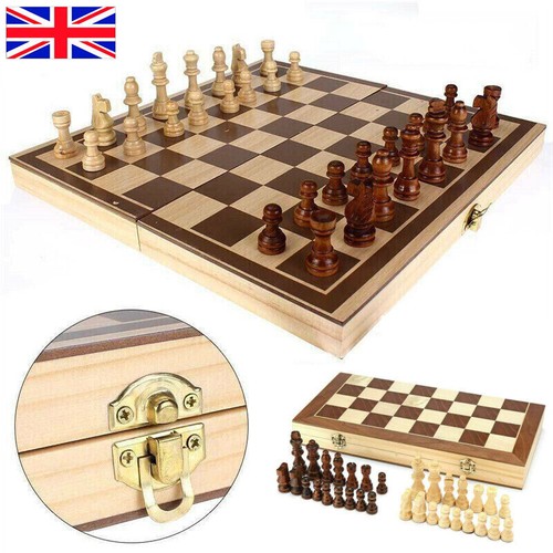 Large chess wooden - chess, set