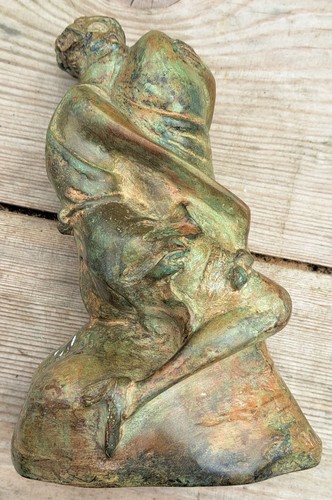 Very rare erotic bronze - bronze, woman