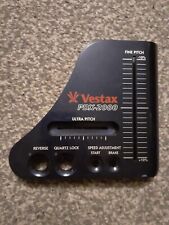 Vestax PDX2000 Turntable Pitch Control Faceplate in Rare Metalic Blue Colour