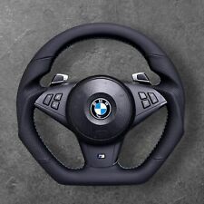 EXCHANGE BMW M5 M6 E60 E61 E63 E64 M SPORT PADDLE SHIFTERS CUSTOM STEERING WHEEL