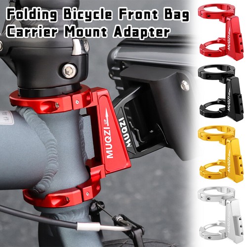 Folding bike front bag carrier - folding,