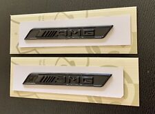 2 x AMG Gloss Black Side Decal