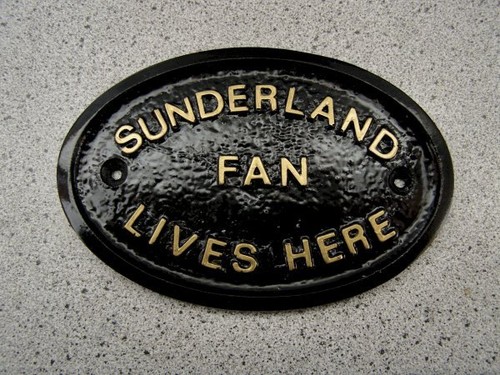 Sunderland house plaque sign - house,