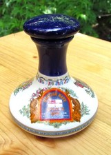 Pusser's Rum British Navy Miniature 50ml Vintage Decanter w/ Stopper 3.25” Tall