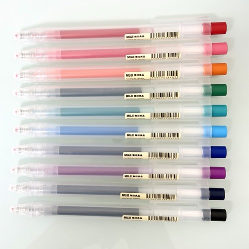 Muji gel ink ballpoint - muji, pens
