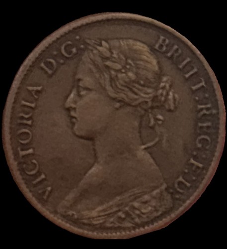 1865 queen victoria farthing - 1865, 1