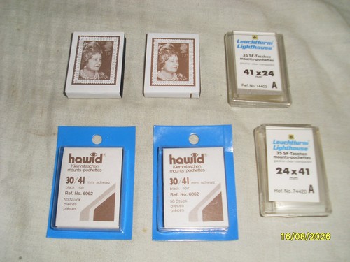 Stamp mounts job lot of - of, 6