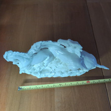 Roughcut Mustangs 15" Ready to Paint Ceramic Bisque
