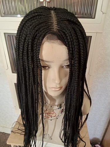 Black long box - black, braid