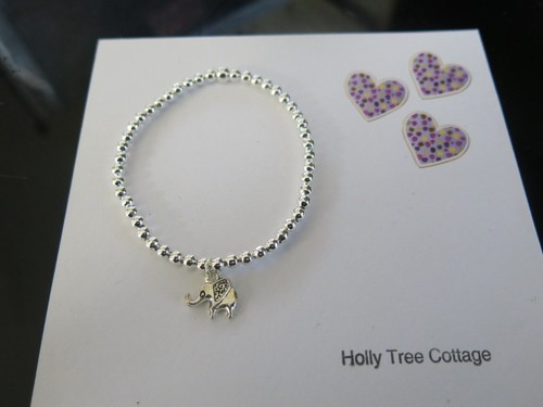 Silver plated beaded stretch - plated,