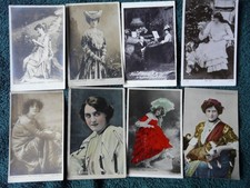 Edwardian Actresses.   Lot of 20 Early Vintage Postcards   (309)